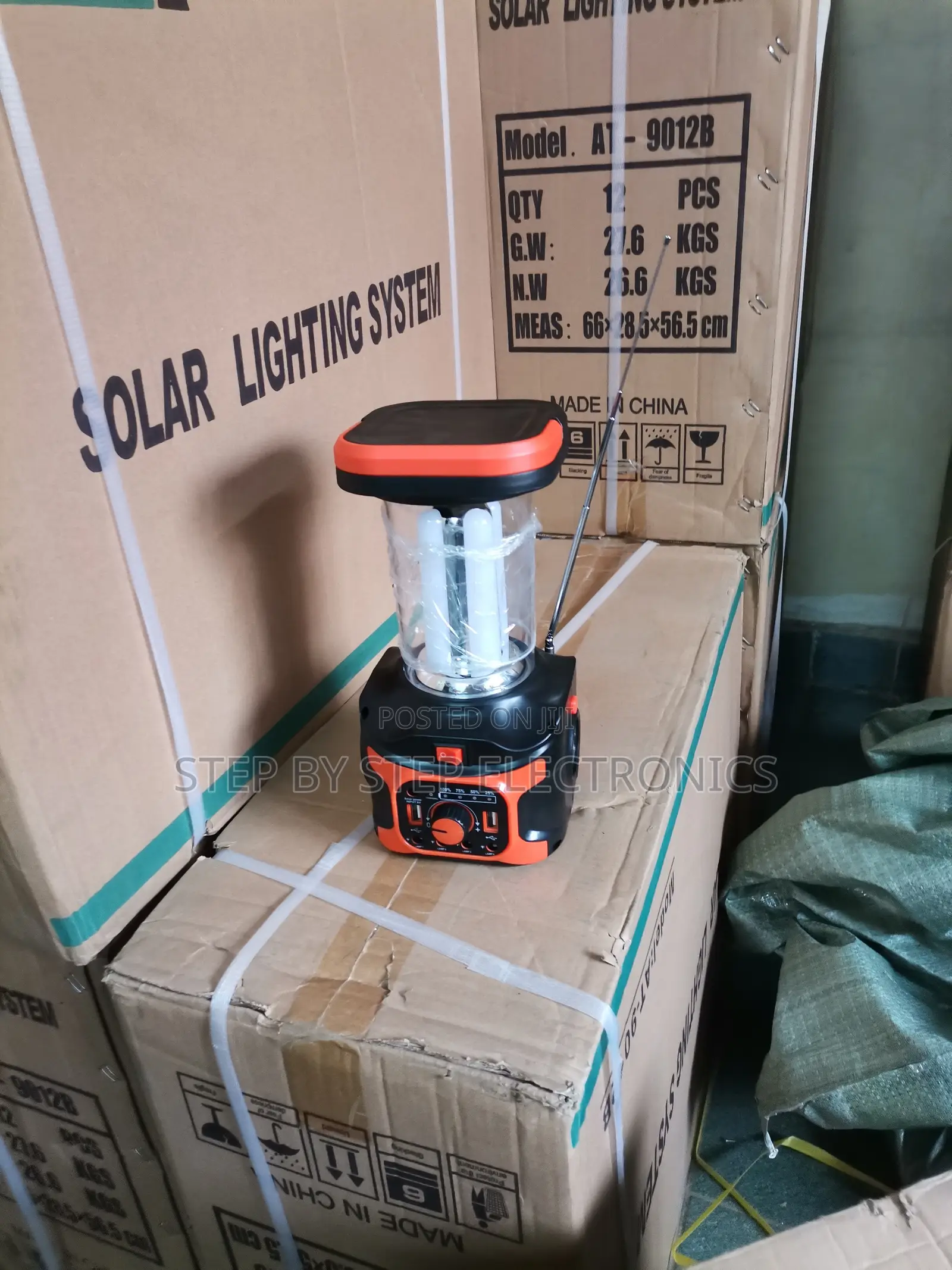 Solar Lighting System With Bluetooth, Torch and Multi Lighting Modes