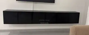 Modern TV Cabinet – Matte Blac