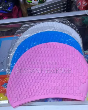 Silicone Swim Cap for Adults,long Hair and Ear Protection,waterproof