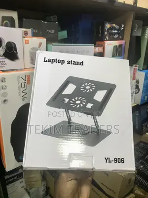 Aluminum Duo Fan Laptop Stand - Heavy Duty Cooling Riser