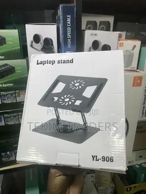 Heavy Duty Laptop Stand With Dual Fans - Aluminum Cooler