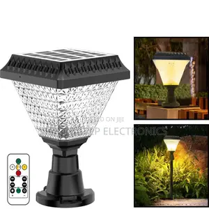 Maintenance-Free Pillar Post or Compound Outdoor Solar Light