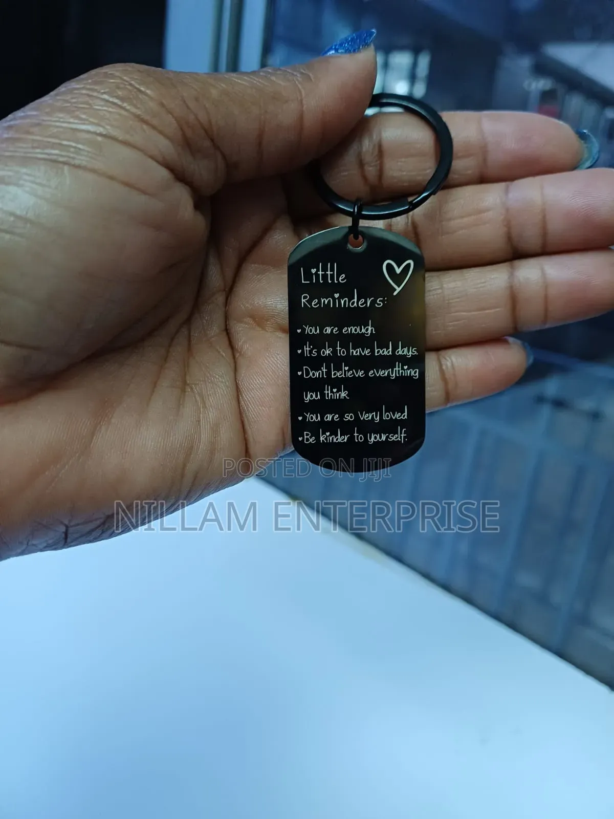 Little Reminders Metallic Keychain/Key Holder