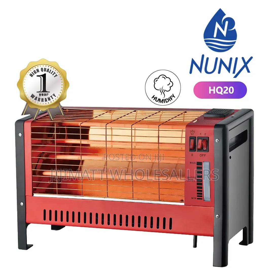 3 Sided Quartz Room Heater With Humidifier