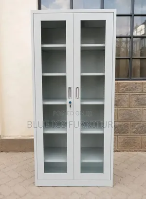 Premium Steel Glass Door Office Cabinet