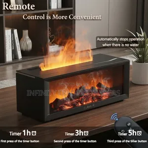 Flame Fireplace Aroma Diffuser Humidifier