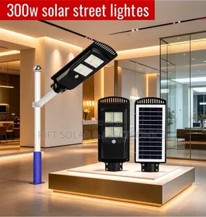 300 Watts Solar Floodlight 11 Hours Straight Light Auto Sensor