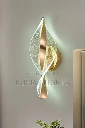 Modern Gold Ribbon Led Wall Lamp