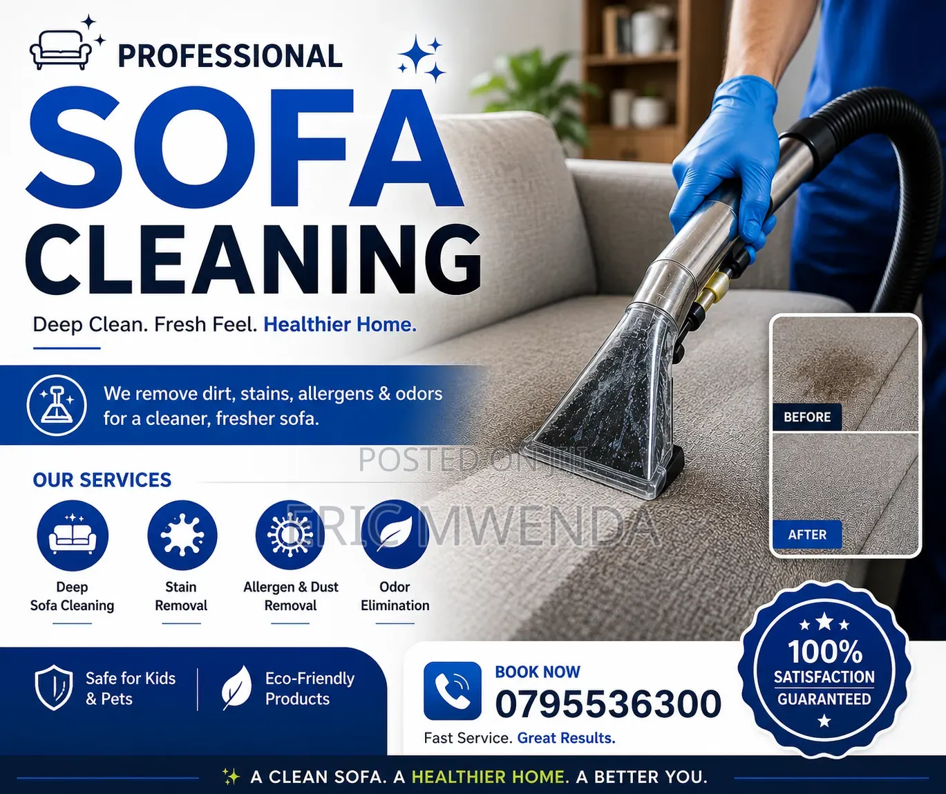 Professional Sofa Couch Cleaning Services – Nairobi