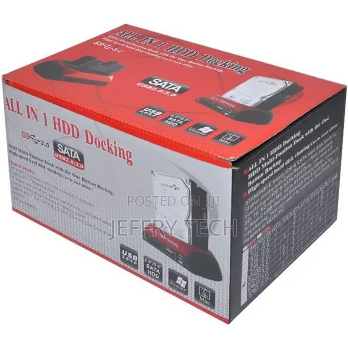All-in-One USB 2.0 Hard Drive Enclosure for 2.5"/3.5" SATA/IDE Hard Dr