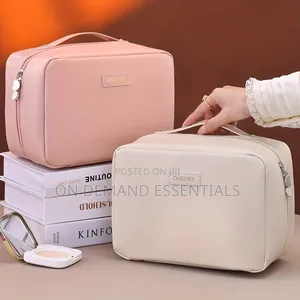 Professional Stand Up Cosmetic Bag Large Capacity