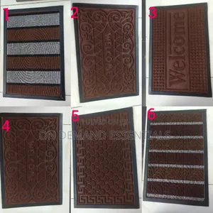 Door Mat Plain/Patterned Super Strong and Antislip Size 40 by 60