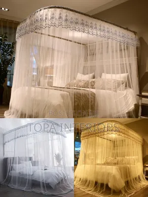 Protective Mesh Beddings Curved Mosquito Net Curtains