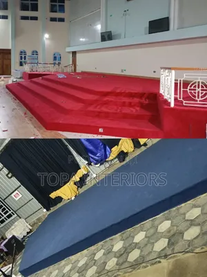 Quality Non Fluffy Wall to Wall Church Floor Carpets