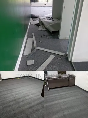 Grey Office Floor Carpets for Wall to Wall Floor Insulation