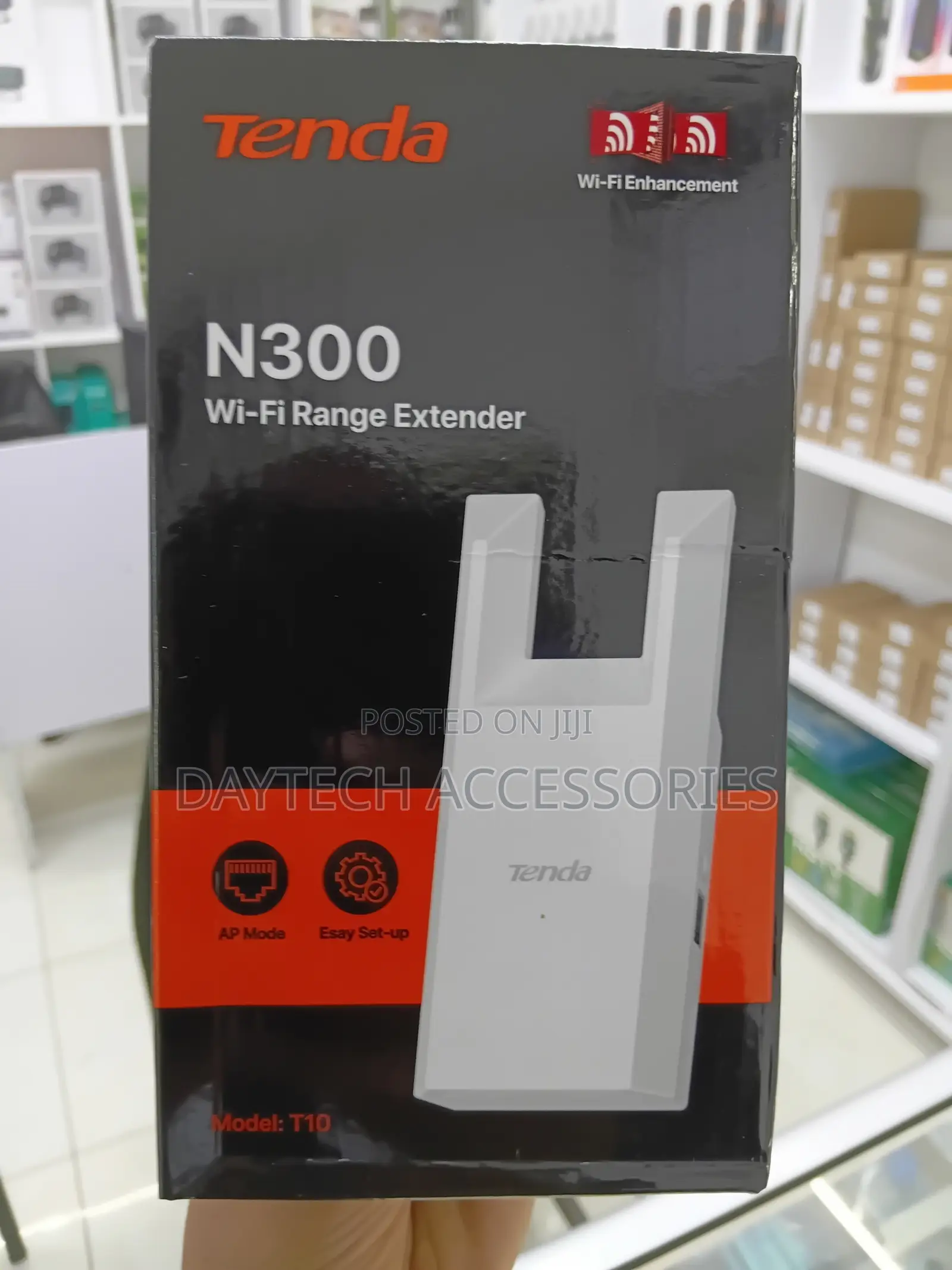 Tenda T10 N300 Wi-Fi Range Extender.