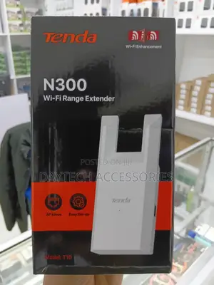 Tenda T10 N300 Wi-Fi Range Extender.