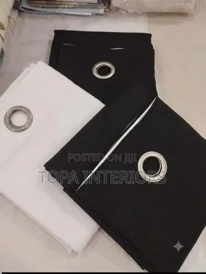 Black and White Curtains for Windows and Doors