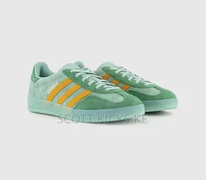Adidas Gaezelle Indoor “Hazzy Green “
Quality Leather 