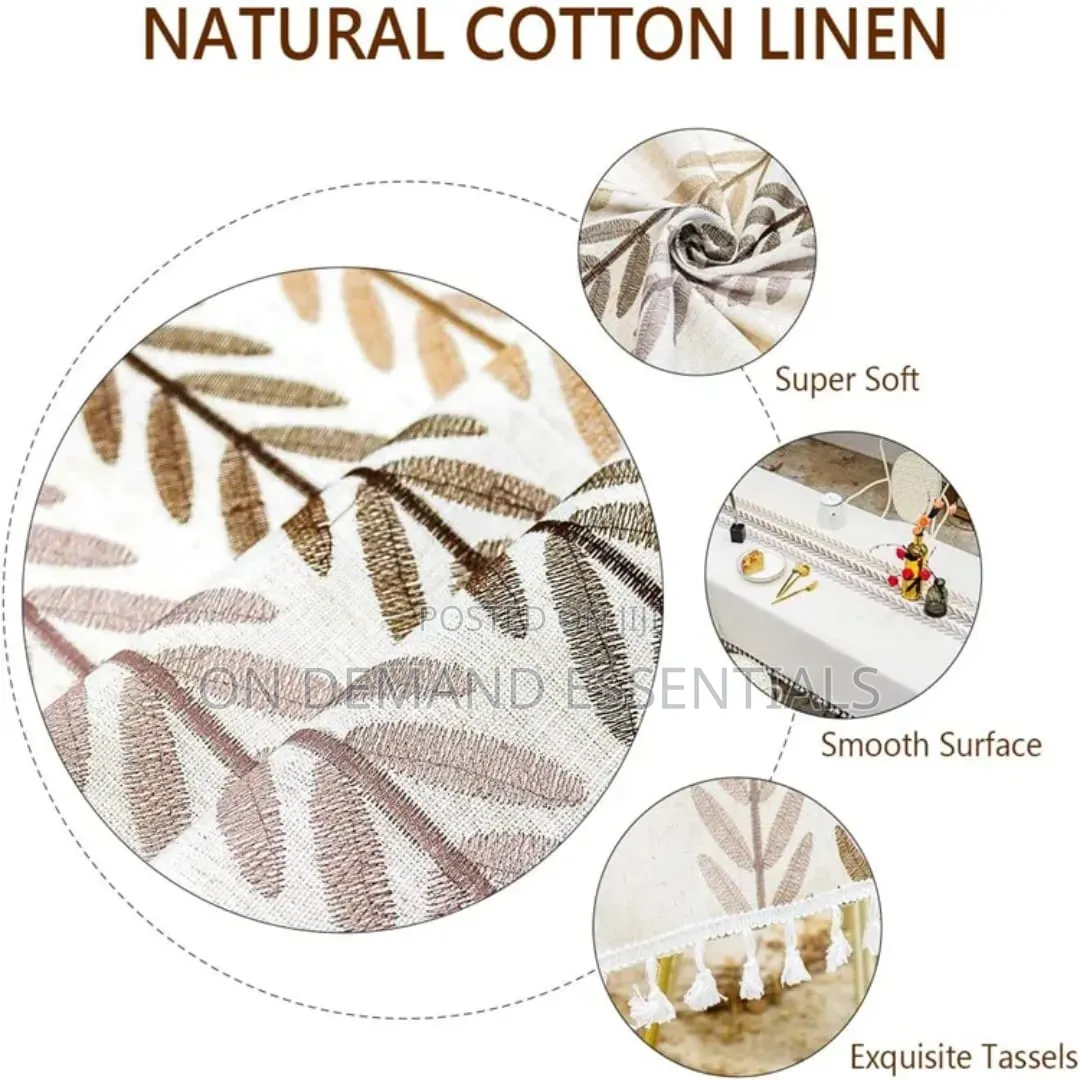 Cotton Linen Table Cloth
140*220cm