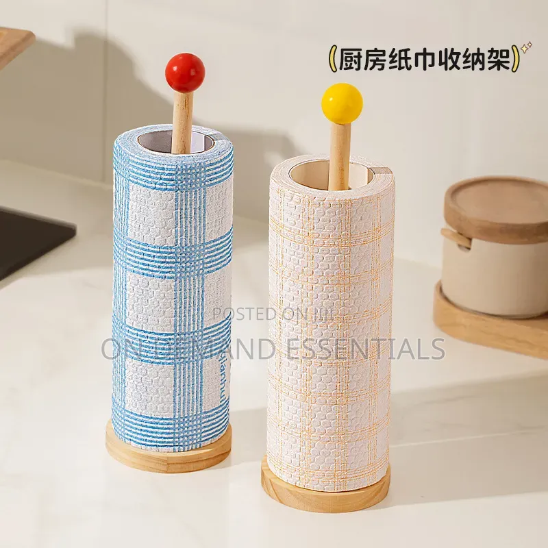 Wooden Kitchen Paper Towel Holder
