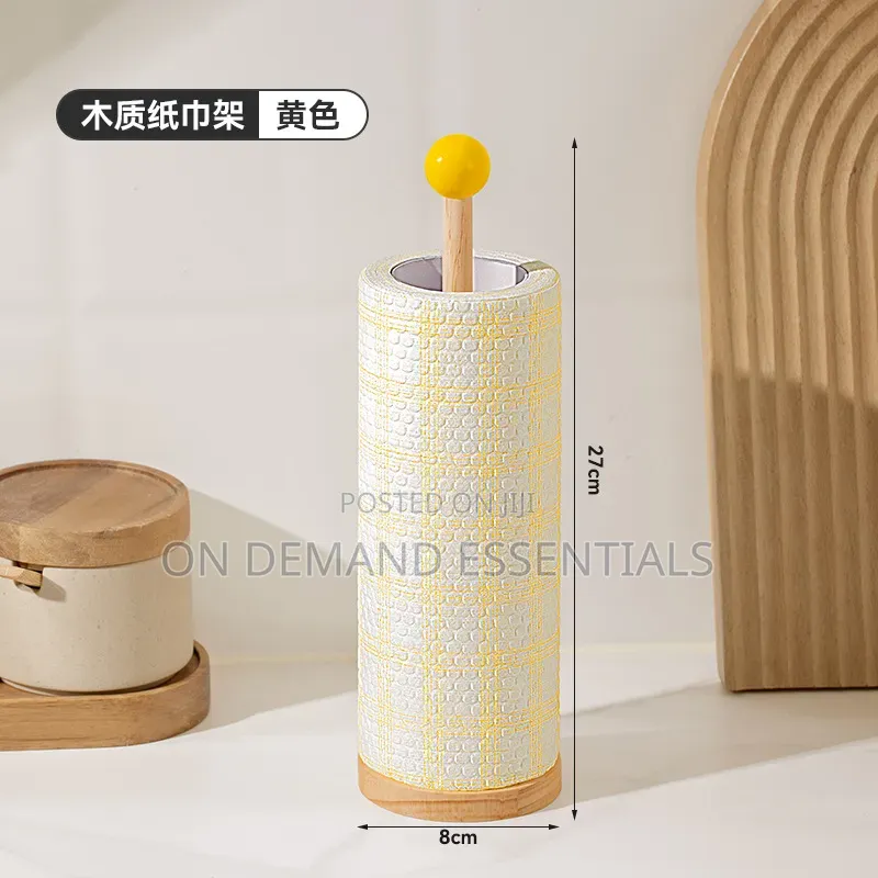 Wooden Kitchen Paper Towel Holder
