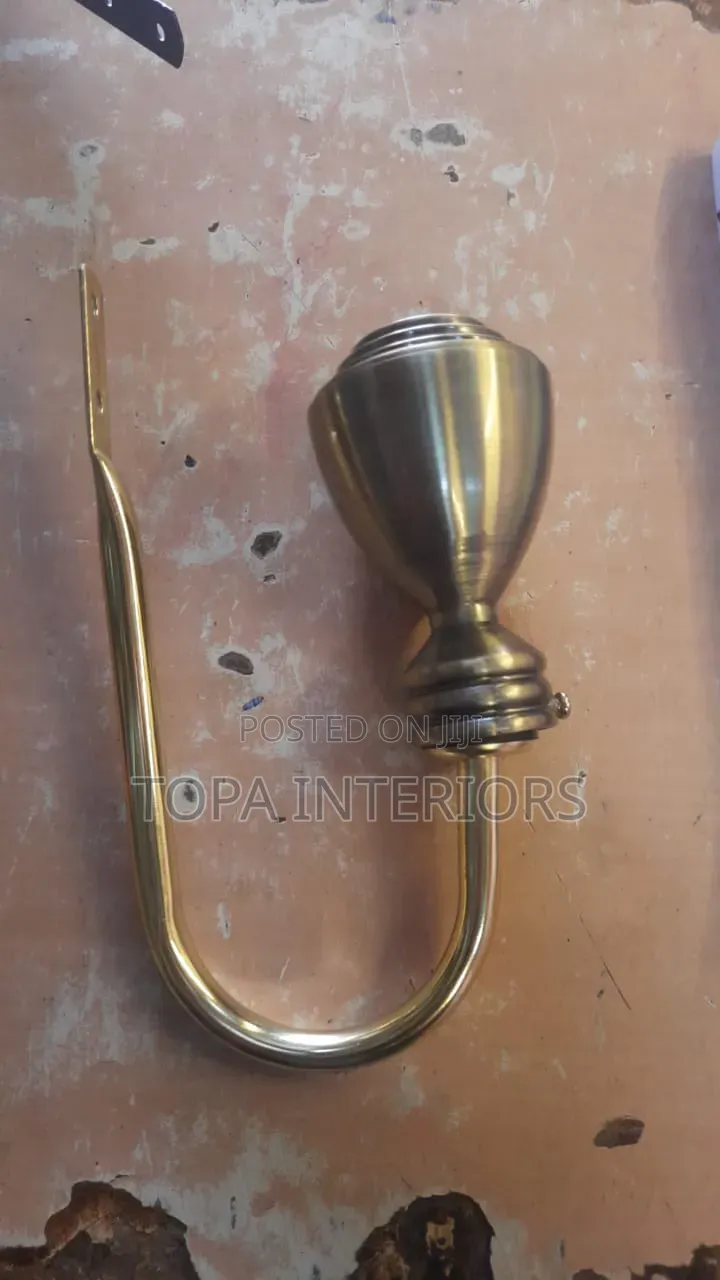 Beautiful Metallic Wall Curtain Tiebacks