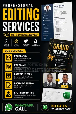 Kitony Official — Cvs, Posters, Kyc Editing, Ads Online Services