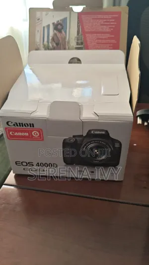 Canon EOS 4000D Camera With Card,lense, Battery and Charger