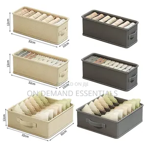 3pc Set Wardrobe Storage Box Bra Drawer