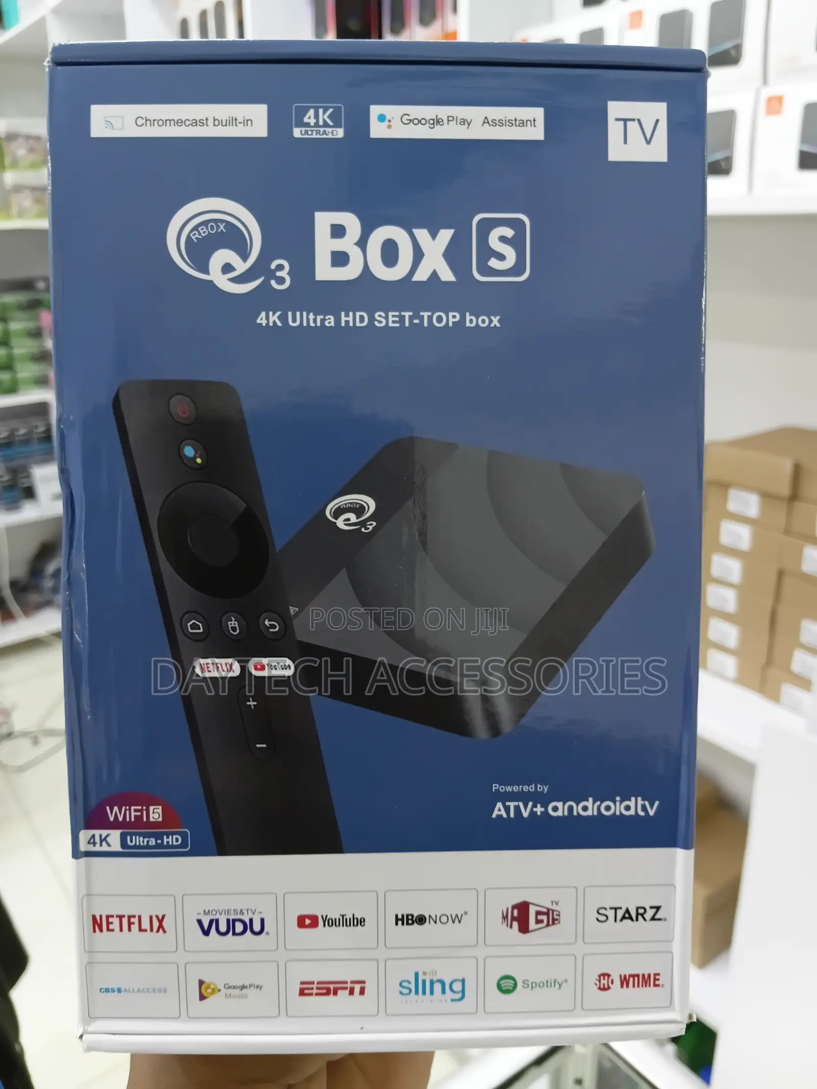 Android Q3 Box S- Ultra Hd TV Box