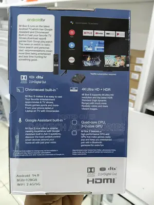 Android Q3 Box S- Ultra Hd TV Box