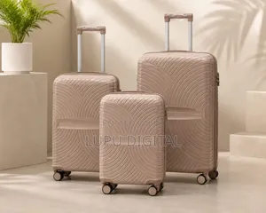 3 In1 Rubber Travel Suitcases