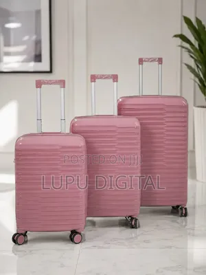 3 In1 Rubber Travel Suitcases
