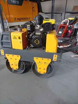 KAMO 500kg Double Drum Compactor – Durable Diesel Road Roller
