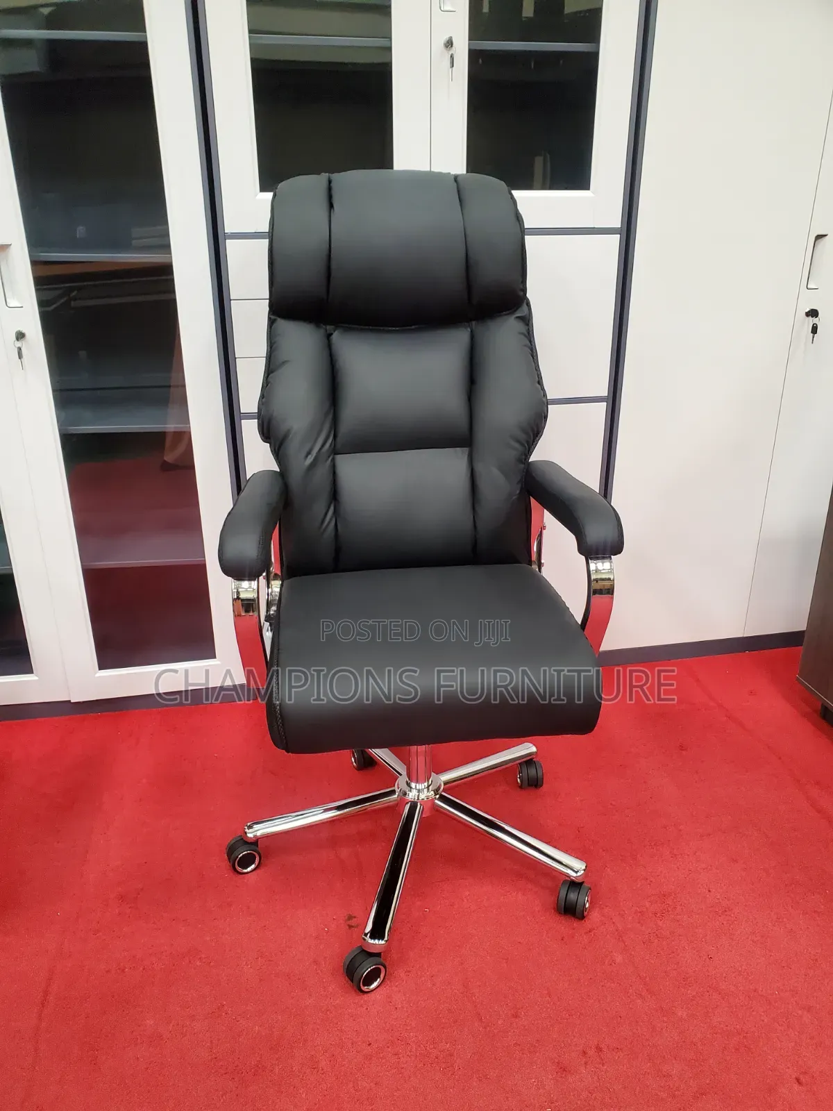 Black Executive Swivel Office Chair