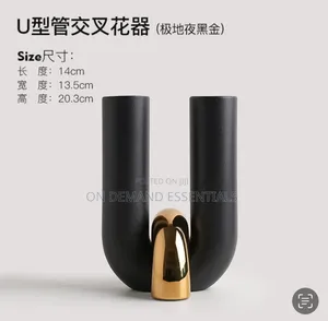 Noir Curve Vase a Bold and Sophisticated