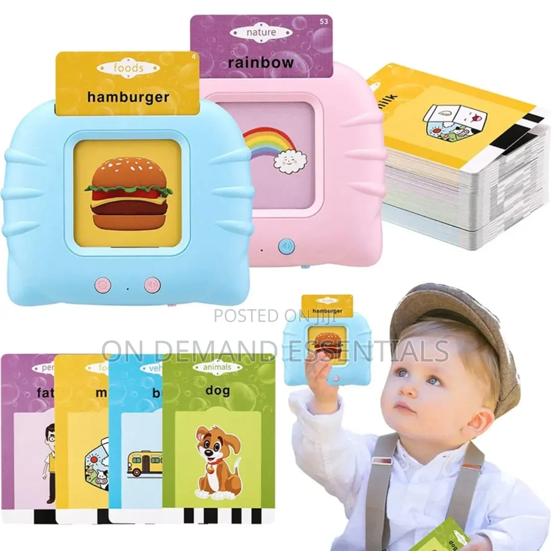 Educational Talking Flash Cards Learning English Machine