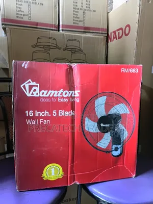 Ramtons RM/683 Wall Fan 16 Inch – Energy Efficient