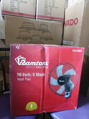 Brand New Ramtons 16 Inch Wall Fan With 1 Year Warranty