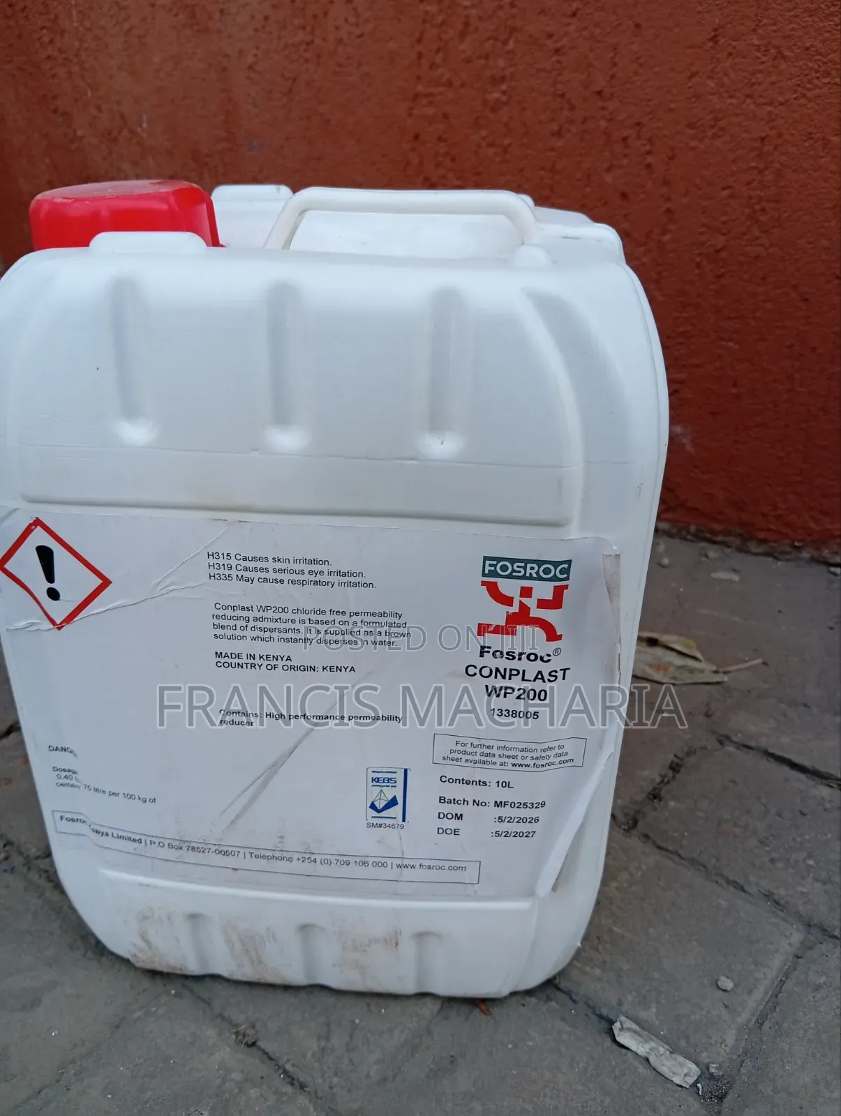 Fosroc Conplast Wp200(10l)