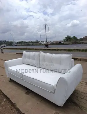 Hampton Luxe Modern White 3 Seater Sofa/3 Seater Sofa