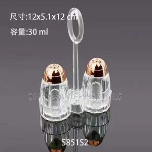 Acrylic Cruet Seasoning Set Dining Shaker Set