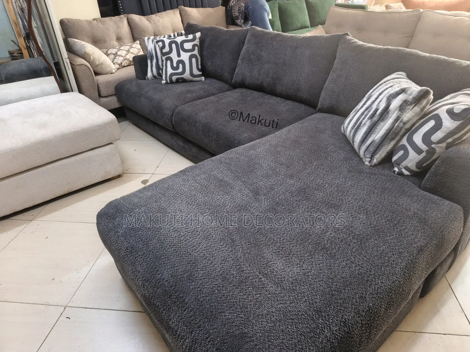 10 by 6ft Reversible Sectional Sofa