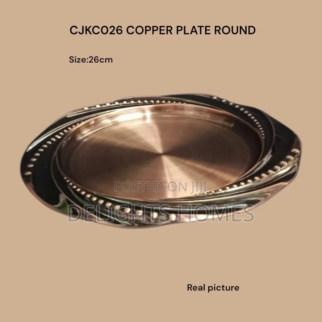 Steel Plate Round 28cm-B