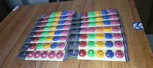 White Board Buttons Cap {Magnets}