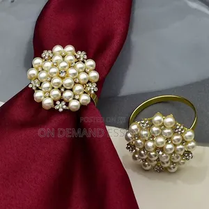 Luxurious Napkin Rings Available in 3 Designs 6pcs