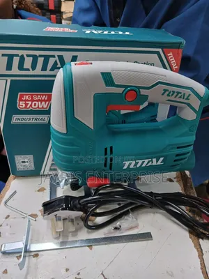 TOTAL TOTAL 570W Jigsaw Power Tool - Blue, Hard Plastic