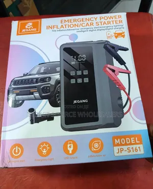 Rechargeable Car Jump Starter With Digital Air Compressor