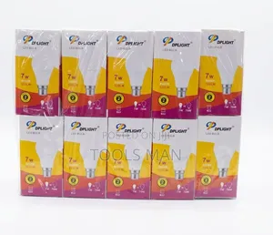 DPLight 7W LED Bulbs B22 Bayonet Pin Base - Pack of 10.